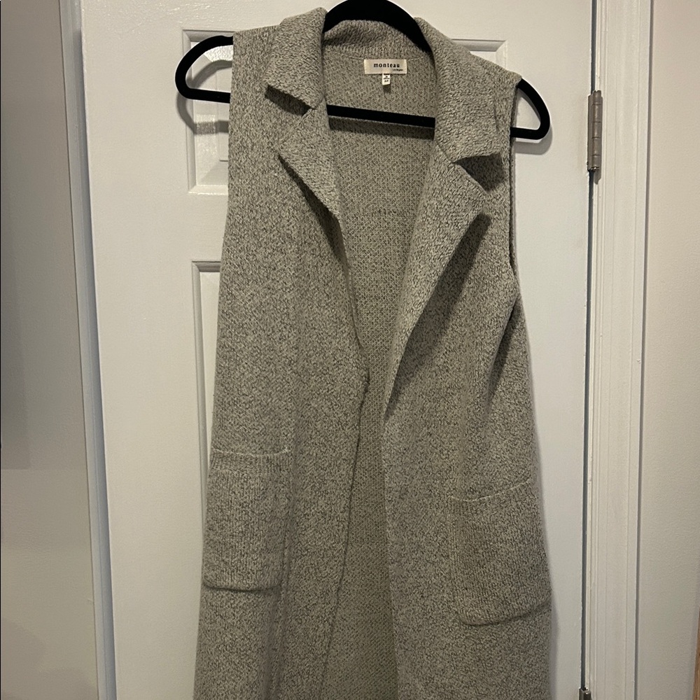 Heather Gray Knit Vest